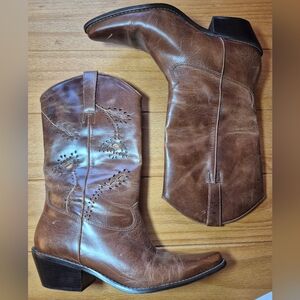 Michael‎ Shannon Leather Boots - Womens Size 10